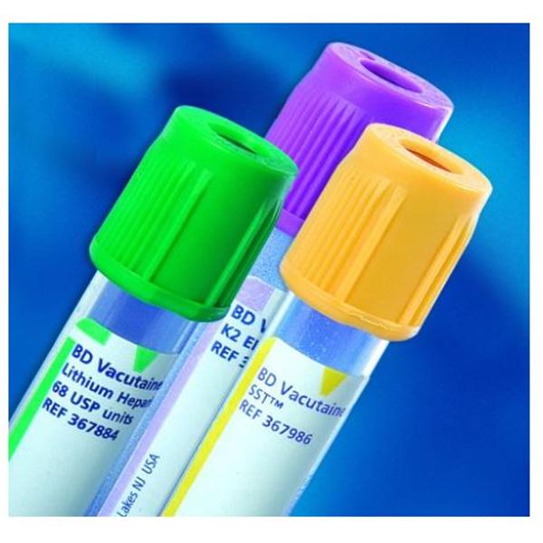 Tube Venous Blood Collection Vacutainer 2mL 13x75 Plstc K2EDTA 3.6mg Pnk 1000/Ca